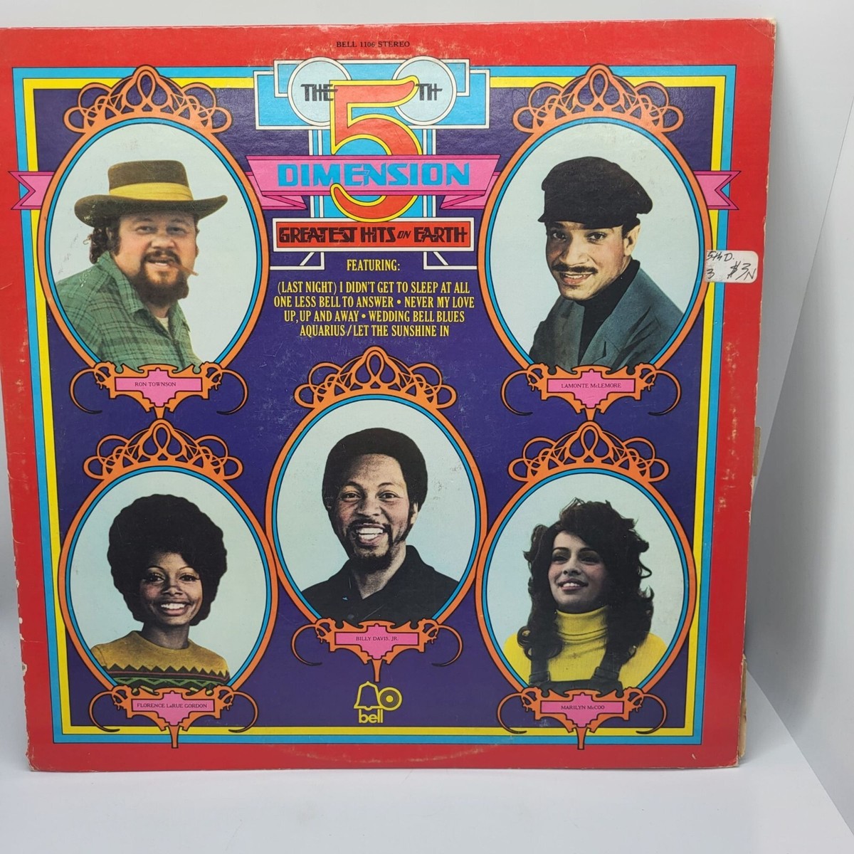 Greatest Hits On Earth by The 5th Dimension Vintage Vinyl LP 1972