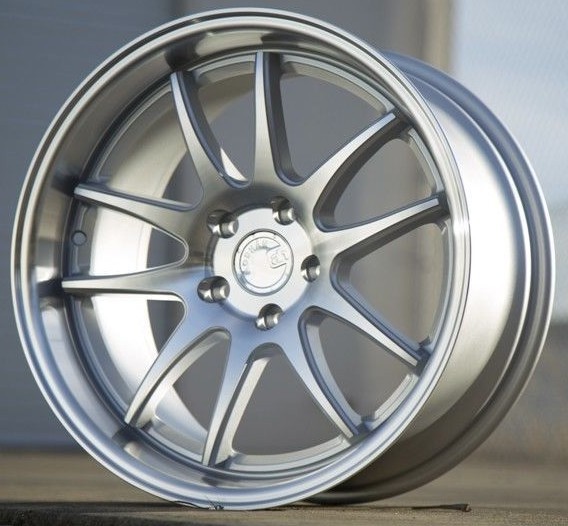 AODHAN DS02 18x8.5 5x100 +35 Silver Machined Face 18 Inch Wheels