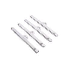 Chrome Valve Cover Spreader Bars 4.75 Long Hold Down Reinforcement 4pc Sb Chevy Chrome Valve Cover Spreader Bars 4.75 Long Hold Down Reinforcement 4pc Sb Chevy