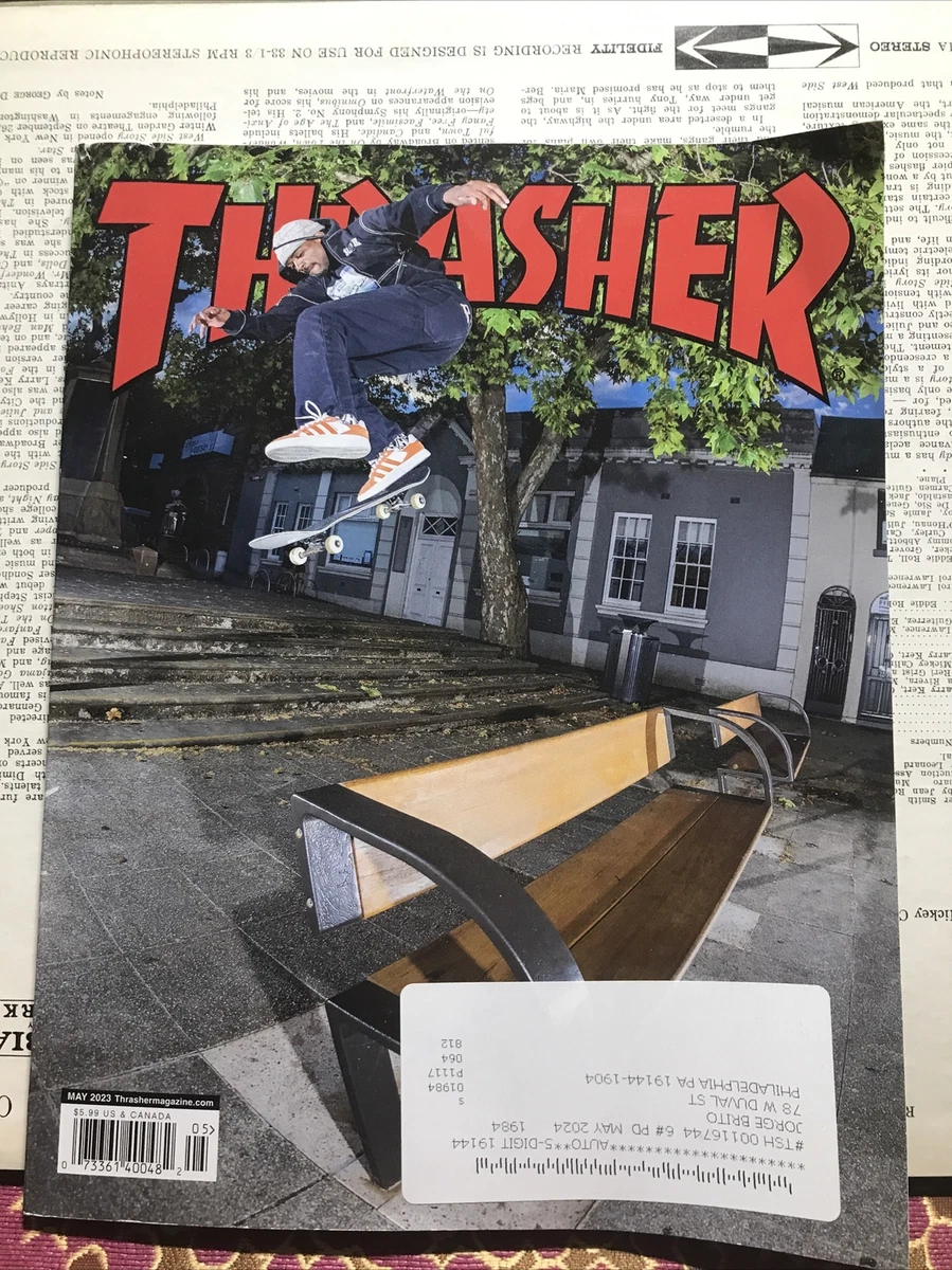 THRASHER MAGAZINE issue 514 May 2023 Tyshawn Jones Skater of the Year