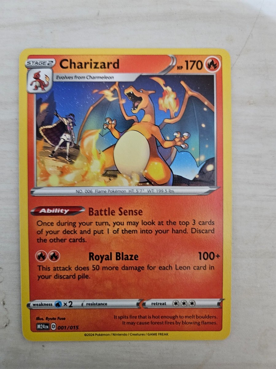 Charizard 001/015 - McDonalds Pokemon Card 2025