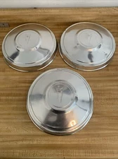 1973-77 PONTIAC GTO/GRAND AM/LEMANS POVERTY HUB CAP Dog Dish OEM Set Of 3 Used !