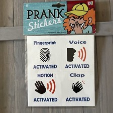 Prank Stickers - 8 Sticker Set Collection With 8 Different Kinds go Games New