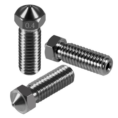 30pcs Extruder Hardened Steel Nozzles Kobra 2 3D Printer Parts 0.4mm Nozzles E3D