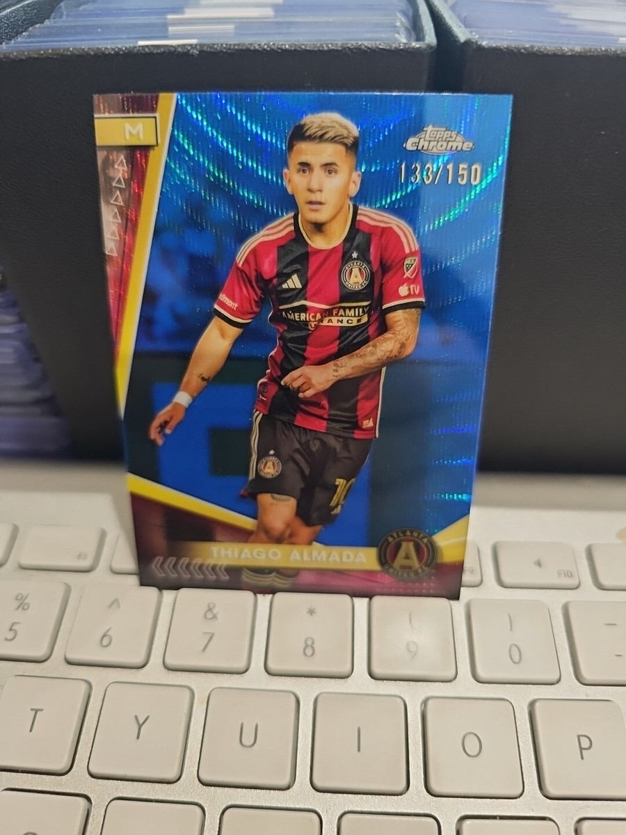 2024 Topps Chrome MLS #2 Thiago Almada, Atlanta United BLUE PRIZM
