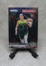 NIKA MUHL 2024 WNBA Prizm Monopoly RED ICONS PRIZMS Rookie Card