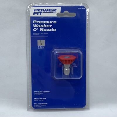 #ad Pressure Washer Nozzle 0 degree by PowerFit QC $15.00
