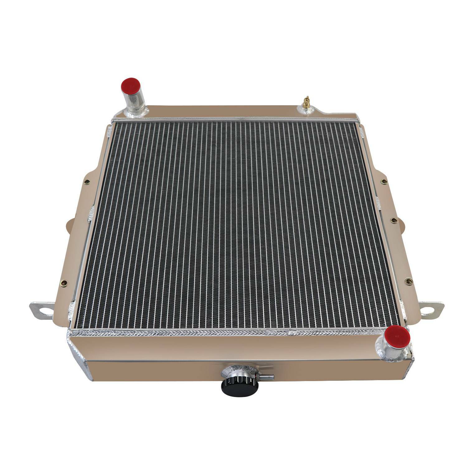 Hzj75 Radiator 4 Row Radiator FOR 1990-2001 Toyota LandCruiser 75 Series HZJ75 MT ...