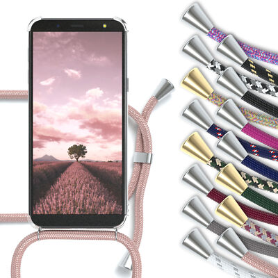 EAZY CASE für Samsung Galaxy J6 Hülle mit Band Handykette Handy Kordel Umhängen