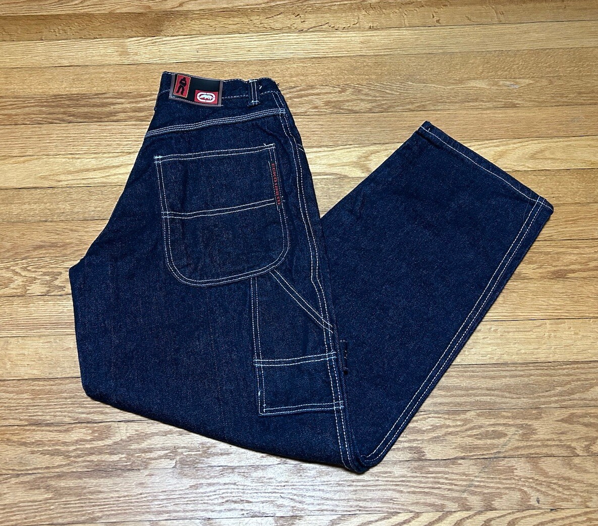 極太 90s ecko unltd. カーペンター デニム W40 B系 Y2K Vtg Y2K Ecko Unlimited Baggy Hip Hop Skater JNCO Style Carpenter