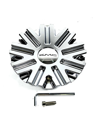 KMC Wheels Chrome Custom Wheel Rim Center Cap # 387L188 (NEW) +
