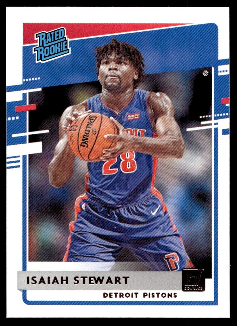 2020-21 Donruss Isaiah Stewart Rookie G50 Detroit Pistons #233