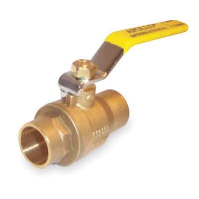 Apollo Valves 94A20301 1/2'' Sweat Brass Ball Valve Inline