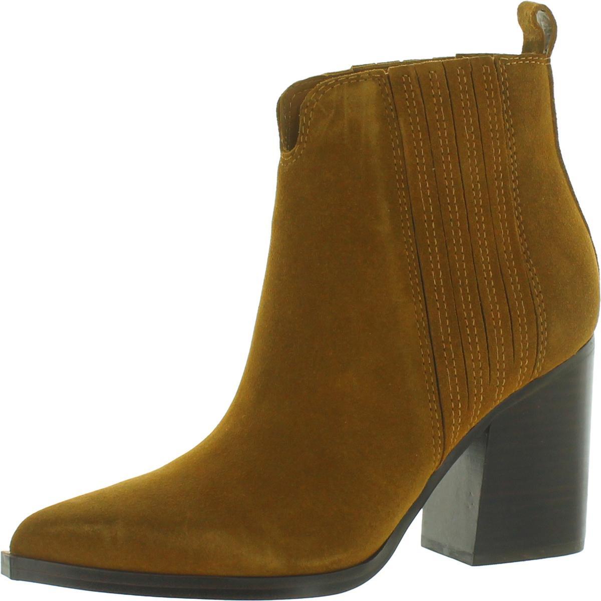 Женские ботильоны Maree из коричневой замши Marc Fisher, 8 средних размеров (B,M), BHFO 1949