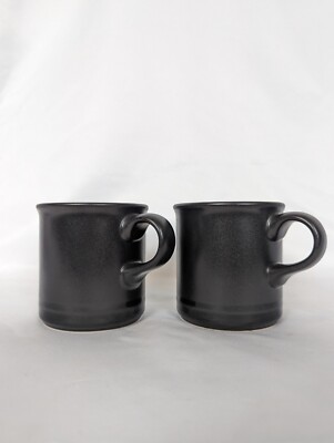 Pfaltzgraff Midnight Sun Schwarz Kaffeetassen Tassen 2er Set
