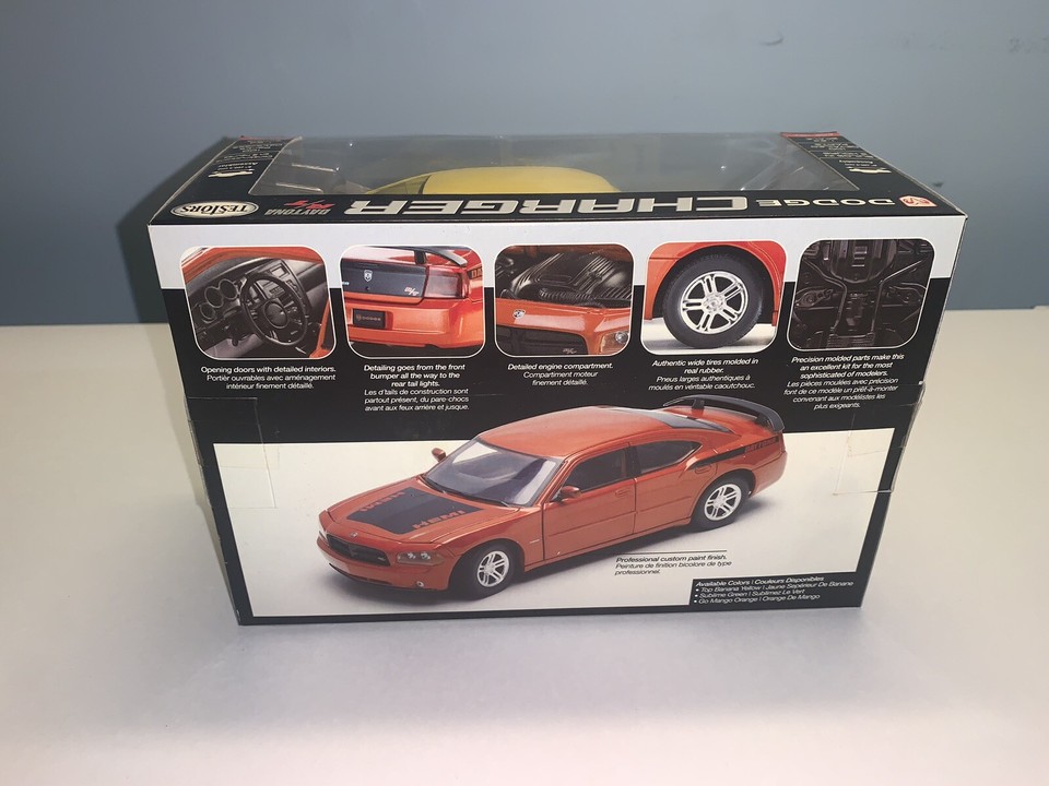 Testors Dodge Charger Daytona 1/24 Yellow Metal Kit 462005 Mopar eBay