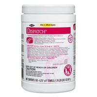 Clorox Healthcare Dispatch Cleaner Disinfectant Towels 6 3/4 X 8 150/can 8 on sale Clorox Healthcare Dispatch Cleaner Disinfectant Towels 6 3/4 X 8 150/can 8 on sale