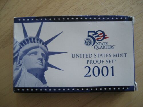 2001 United States Mint Proof Coin Set - Picture 1 of 8