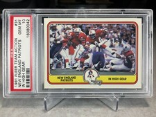 1981 Fleer Team Action New England Patriots #31 - PSA 10 - POP 9
