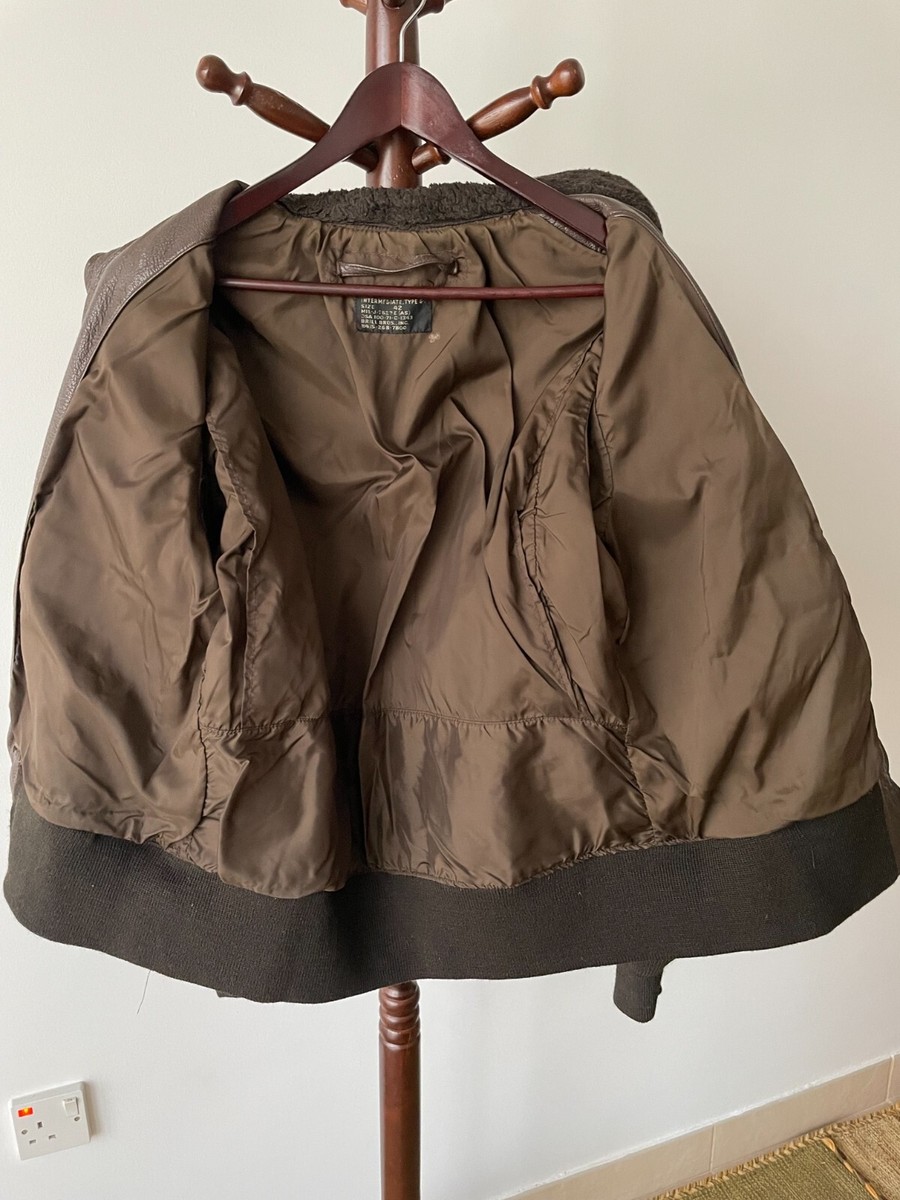 Original USN G-1 Flight Jacket by BRILL BROS., INC.- MIL-J-7823 E