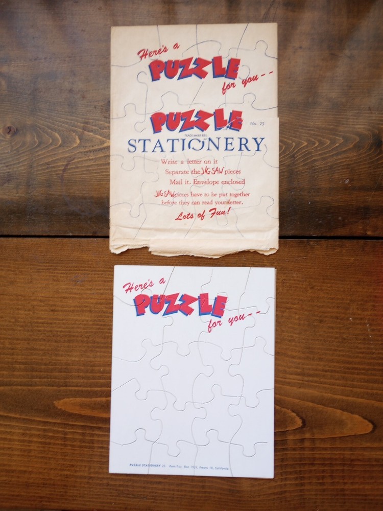 Vintage Puzzle - Cut Out Cereal Premium  ( F118 )