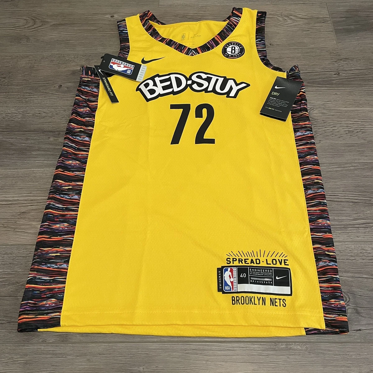 Nike Brooklyn Nets Biggie Swingman Jersey Amarillo