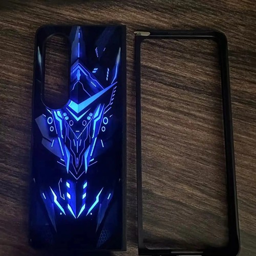 Jolie coque de protection en verre flash LED animée pour Samsung Galaxy Z Fold 7 6 5 - Photo 9 sur 9