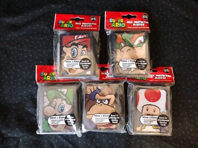 Ultra Pro 65 Count Sleeves Super Mario Luigi & Donkey Kong And More New |  eBay