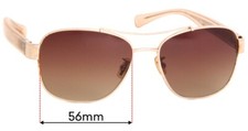 SFx Replacement Sunglass Lenses fits Coach HC 7064 - 56mm Wide