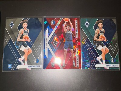  23-24 ROOKIE CARD Phoenix Panini LOT of 3 Dereck Lively II. MINT CONDITION!!
