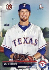 Lot of (10) 2017 Bowman Draft NOAH BREMER 1st Rookie Card #BD-127 Rangers