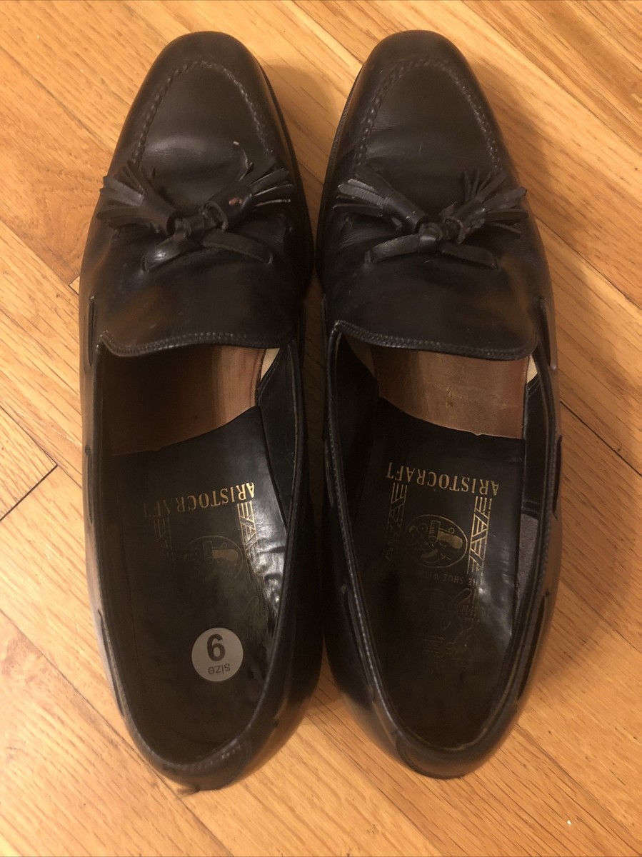 Johnston & Murphy Aristocraft Deerfield Black Leather Tassel  display picture 2