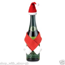Christmas Wine Bottle Cover Decoration - Novelty Secret Santa Gift Bottle Topper