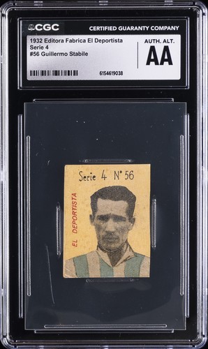 EDITORA FABRICA EL DEPORTISTA SERIE 4 GUILLERMO STABILE CGC AUTHENTIC ALTERED