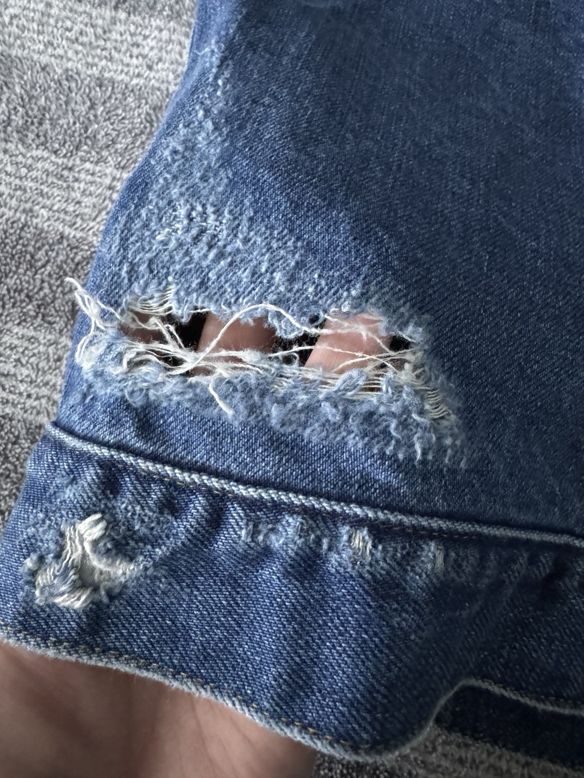 Needles Denim Assorted Patchwork Distress Denim J… - image 12