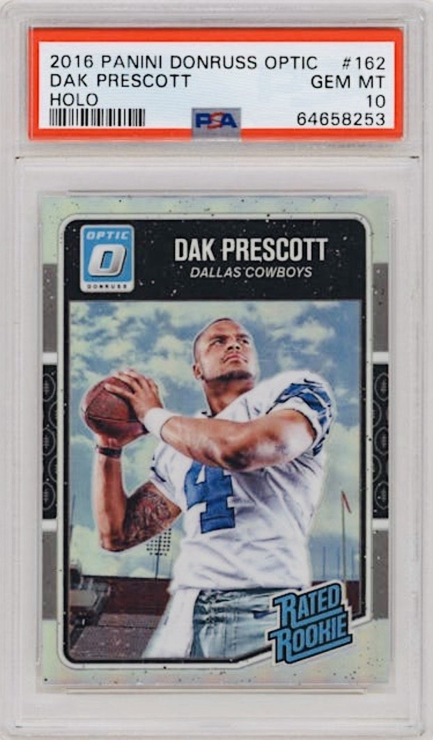 Dak Prescott Panini Donruss Optic #162 Holo