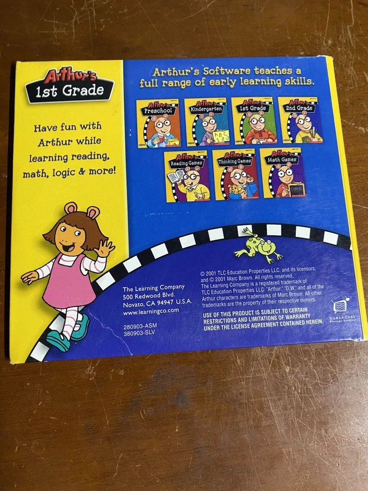 CD-ROM Arthur's 1ª série edição 2002 idades 5-7 Learning Company - Imagem 4 de 4