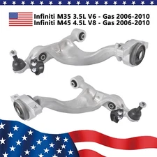 1*PAIR Front Lower Control Arms for 2006-2010 INFINITI M35 M45 54500EG01A RWD