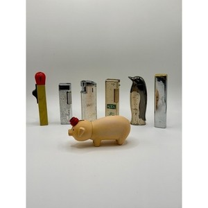 Vintage Lighter Lot of 7 Lighters Pre-Owned Untested