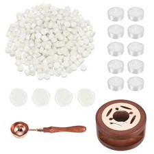 Wax Seal Kit, 300 Wax Beads, Candles, Pearl White