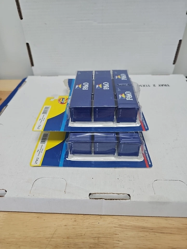 2 Athearn #2709 P&O Containers Assortment 4 Pack HO Scale . - Image 4 of 4