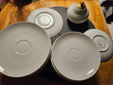 Rosenthal Romanze weiss 12 Teller 17cm,11 Teller bzw Untertassen 15cm  reduziert