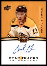 2023-24 BOSTON BRUINS CENTENNIAL BEAR TRACKS AUTO CHARLIE COYLE #BT-CC