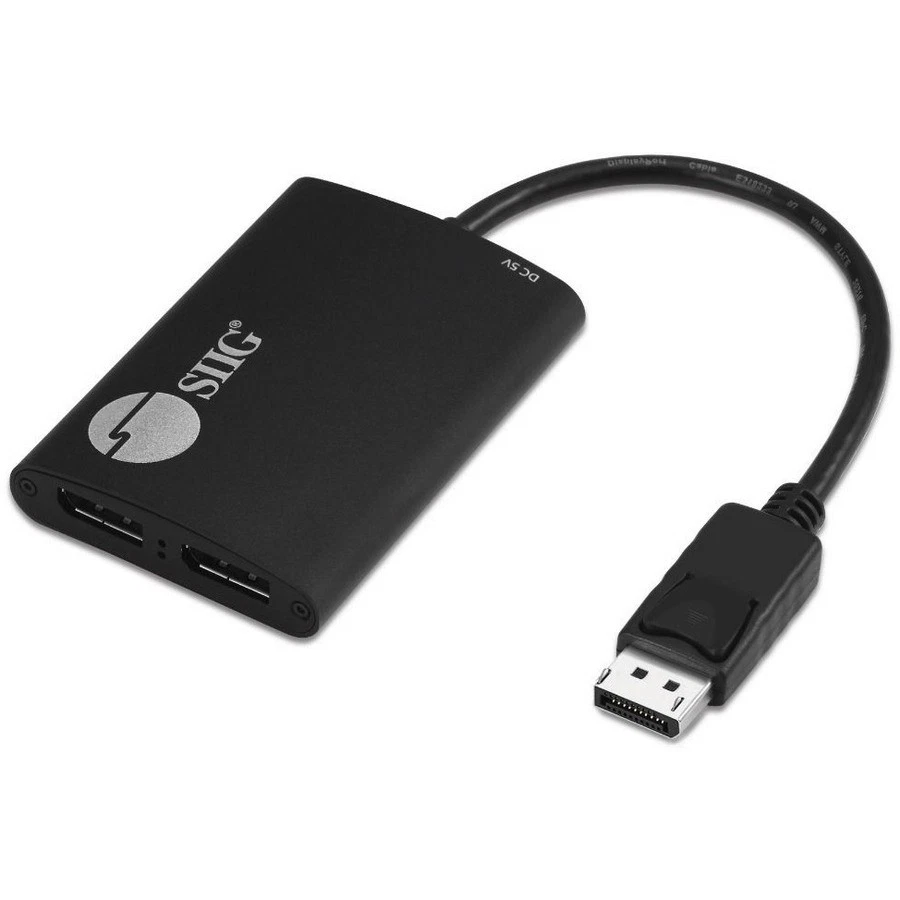 SIIG 4K 1x2 DisplayPort 1.2 to DisplayPort MST Splitter (cedp0h11s1) - Image 2 of 4