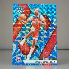 Bilal Coulibaly Blue Prizm 2024-25 Panini Mosaic #29