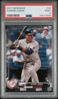 2017 Bowman Aaron Judge Rookie Card #32  PSA 9 Yankees