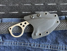 13cm Fixed Blade Knife Horizontal Carry Kydex Sheath D2 Steel 6cm Blade Kydex