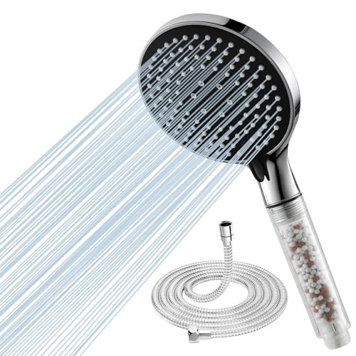 Duschkopf-Set Ibergrif 3 Modi 150Cm Schlauch Anti-Kalk Hochdruck Dusche-image