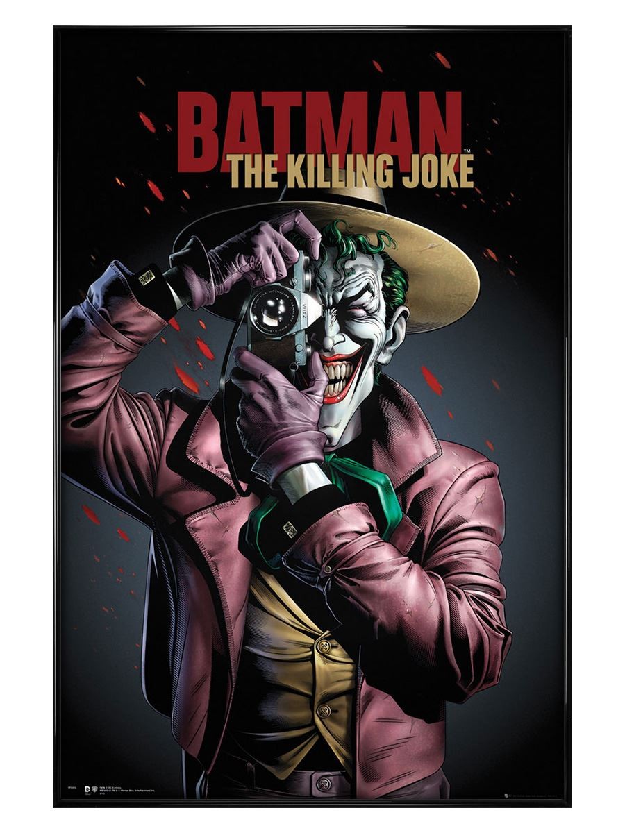 Batman Killing Joke - Black Gloss Framed Maxi Poster