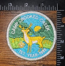 Camp Crooked Creek 1st Year 1988 BSA Camp Deer Patch